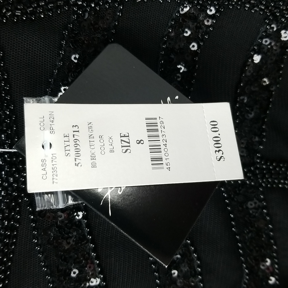 White House Black Market Beaded Cut in Gown NWT - Picture 12 of 14